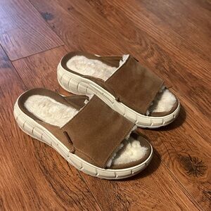 UGG Brown Suede Casual Slip-Ons